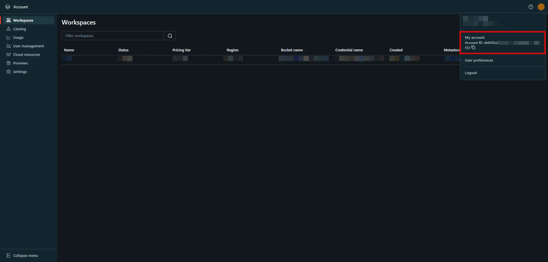 Databricks Account ID