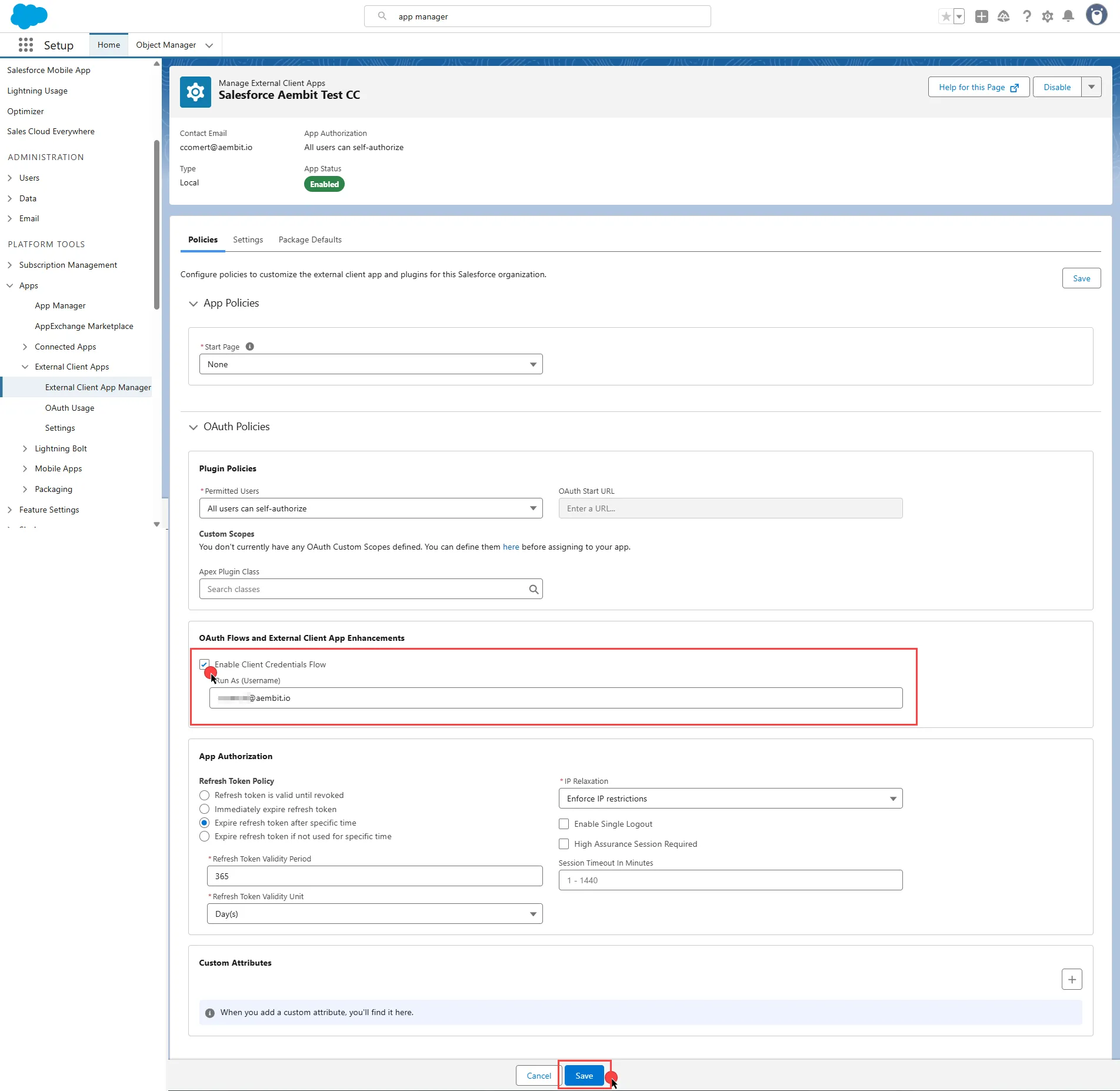 Assign User to App