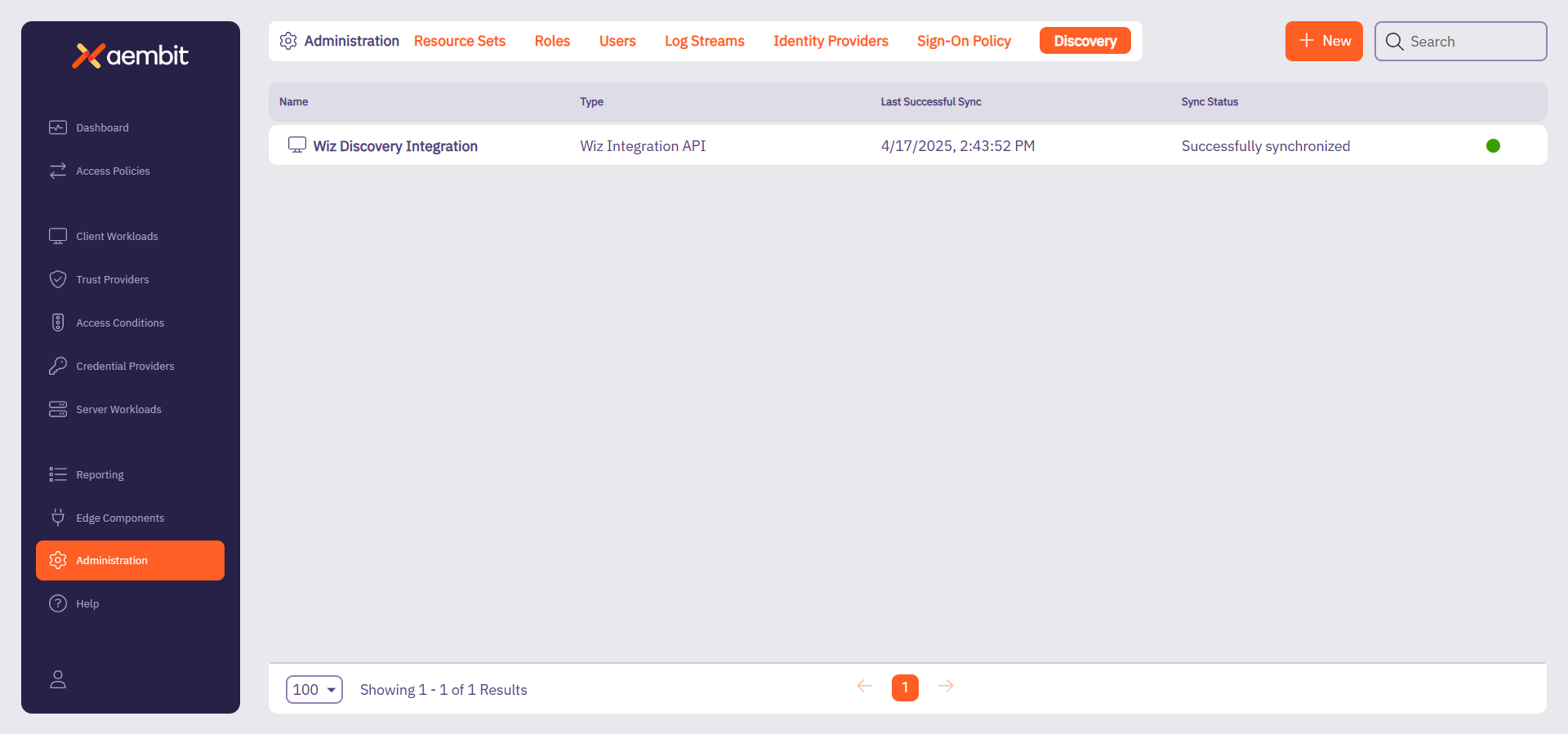 Discovery Tab Layout
