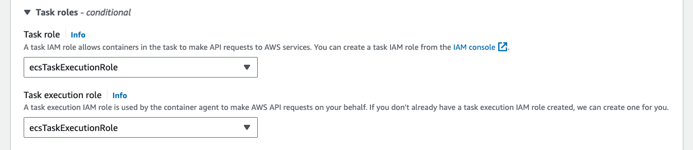 ECS Role Trust Provider Page