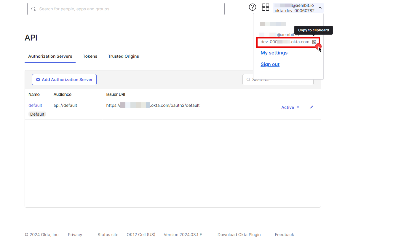 Okta Endpoint