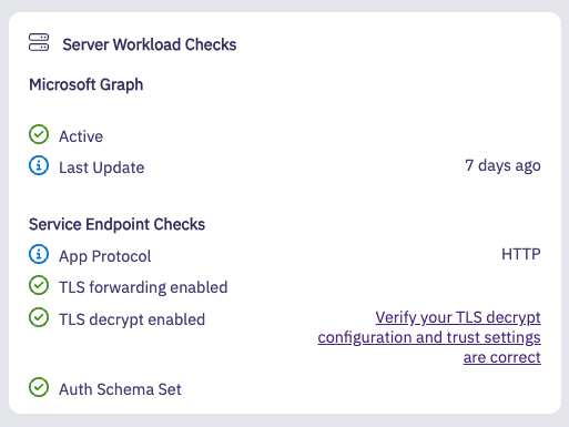 Server Workload Checks