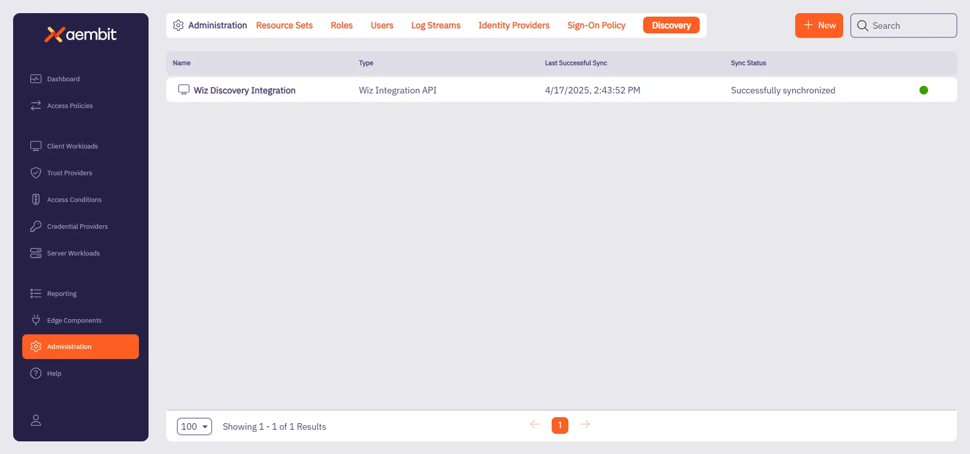 Discovery Tab Layout
