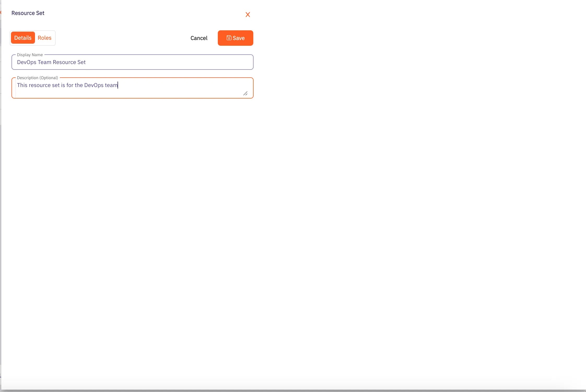 Resource Set - DevOps Team Resource Set Example