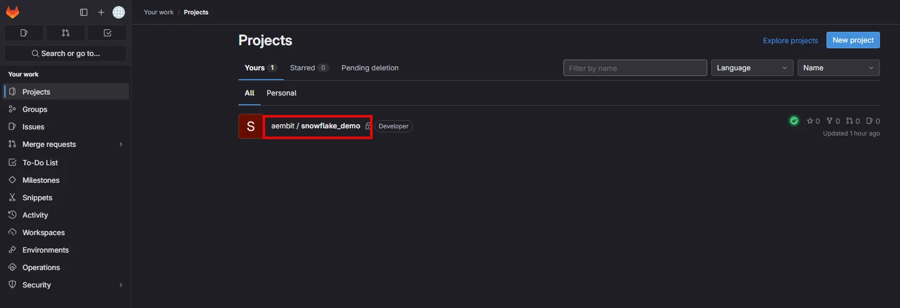 GitLab Namespace Path