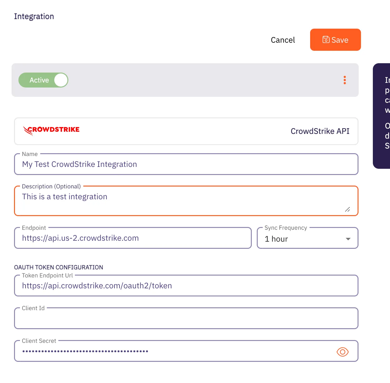Integration Example