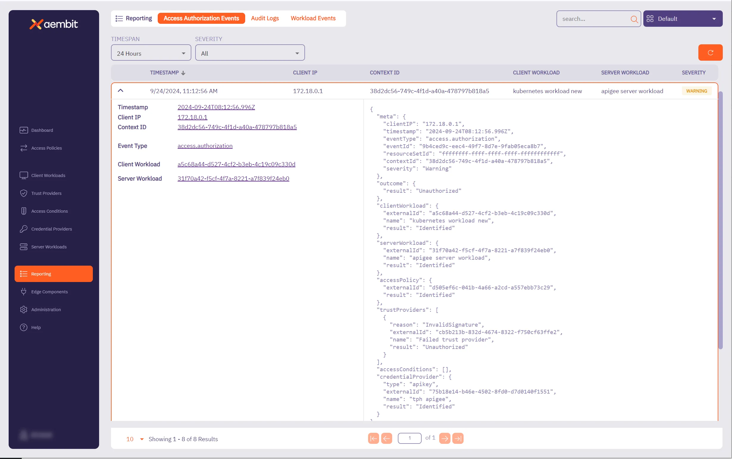 Trust Provider Failed Attestation Event