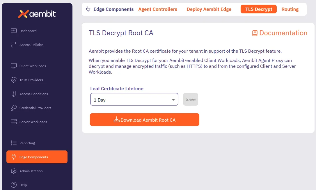 TLS Decrypt Page