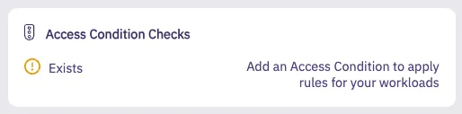 Access Conditions Checks