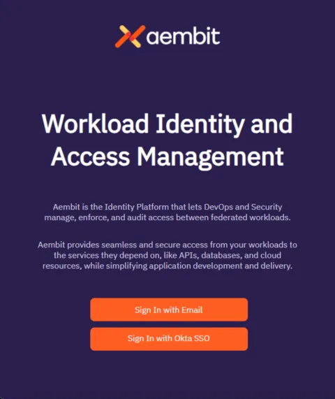 Updated Login Page With Okta
